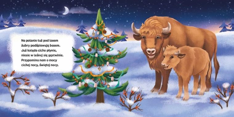 Leśna Wigilia. Książka z puzzlami