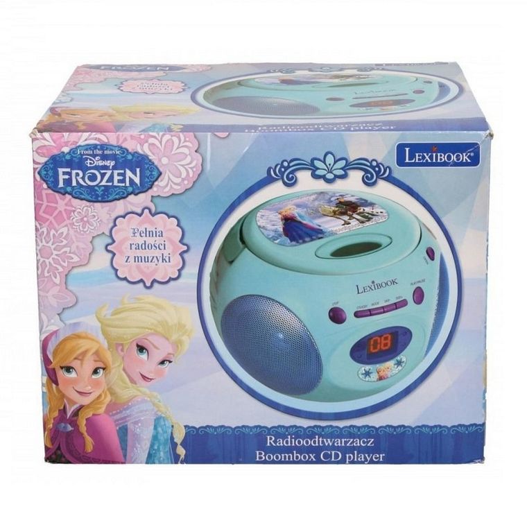 Lexibook, Kraina Lodu, boombox, odtwarzacz CD