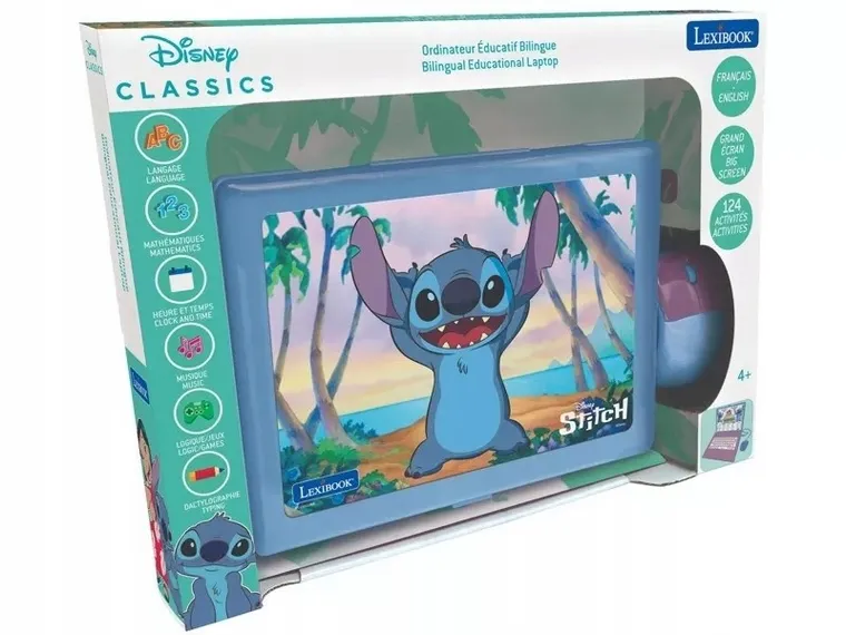 Lexibook, Lilo i Stitch, laptop edukacyjny dwujęzyczny
