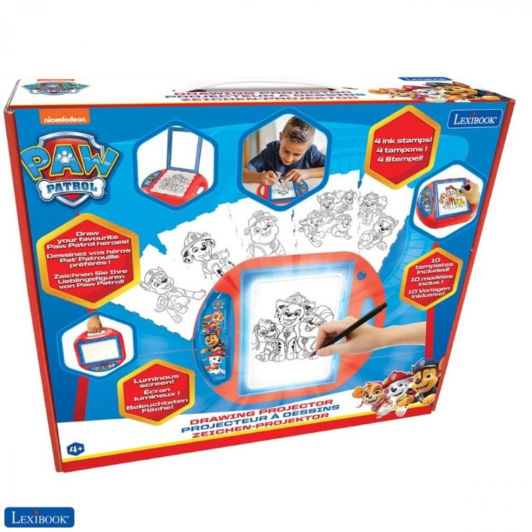 Lexibook, Psi Patrol, projektor do nauki rysowania z szablonami i pieczątkami