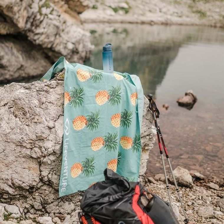 Lifemarque, SoftFibre Recycled Lifeventure, ręcznik szybkoschnący, Navy, 150-90 cm