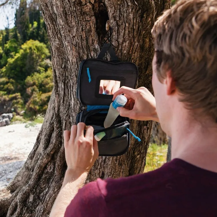 Lifeventure, kosmetyczka podróżna, szara