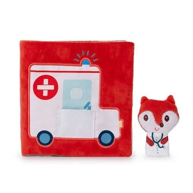 Lilliputiens, Doktor Lisiczka Alice, książeczka aktywizująca z mini-pacynką, 12m+