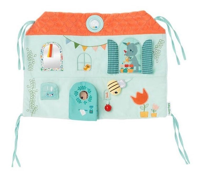 Lilliputiens, Domek Sarenki Stelli i Smoka Joe, miękka tablica aktywizująca do zabawy, 3m+