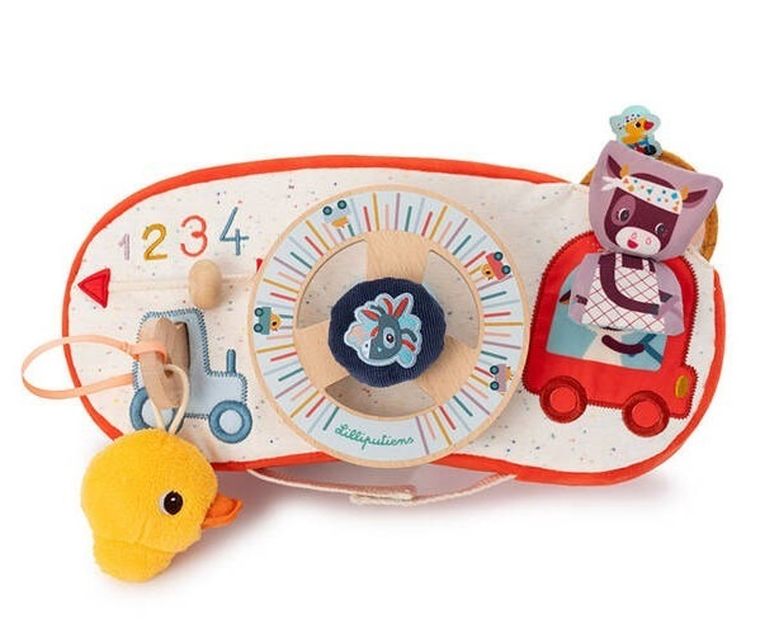 Lilliputiens, Farma, miękka tablica aktywizująca do zabawy, 10m+