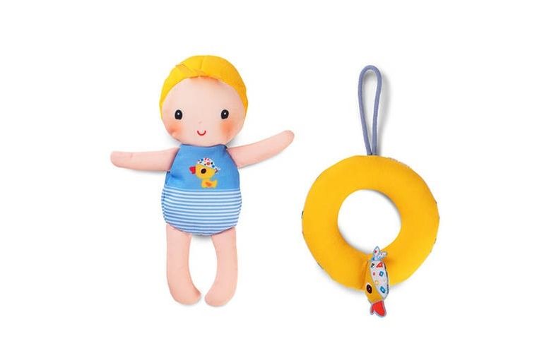 Lilliputiens, Gaspard, laleczka do kąpieli, 6m+