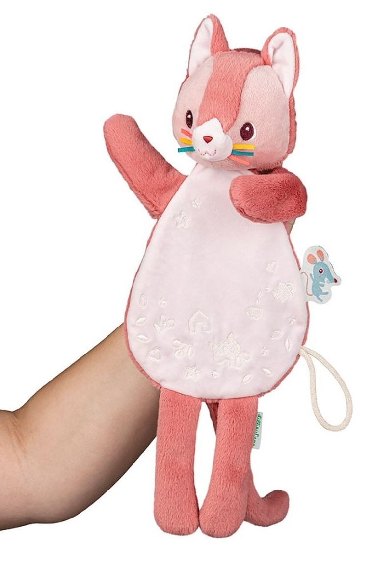 Lilliputiens, Kotka Jeanne, maskotka, komforter, pacynka świecąca w ciemności, 0m+