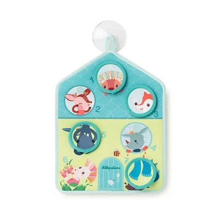 Lilliputiens, Myję się, edukacyjna mata do wanny, 18m+