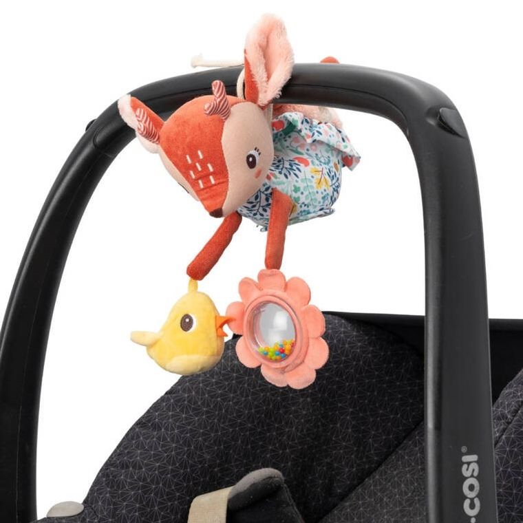 Lilliputiens, Sarenka Stella, wielofunkcyjna przytulanka do powieszenia, 3m+