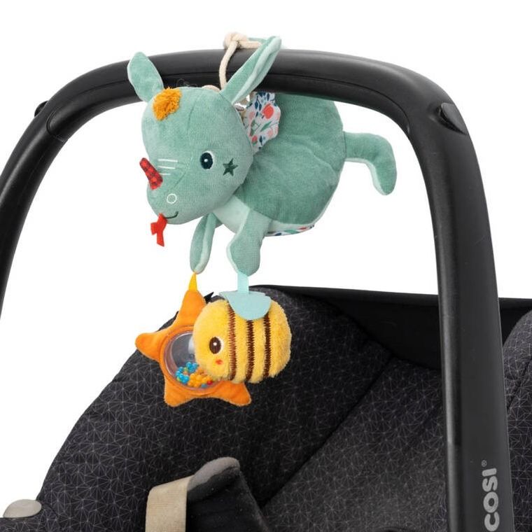 Lilliputiens, Smok Joe, wielofunkcyjna przytulanka do powieszenia, 3m+