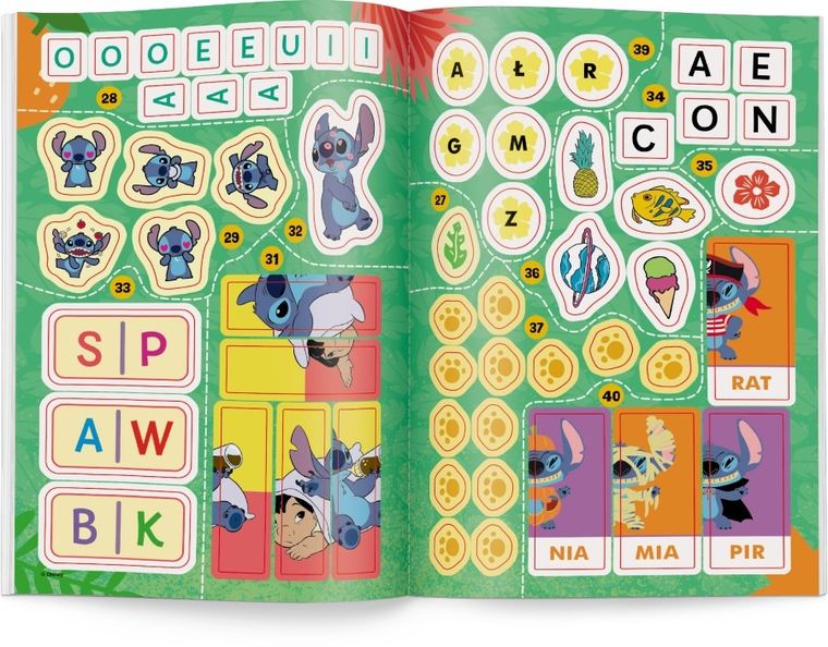 Lilo i Stitch. Disney Uczy. Litery