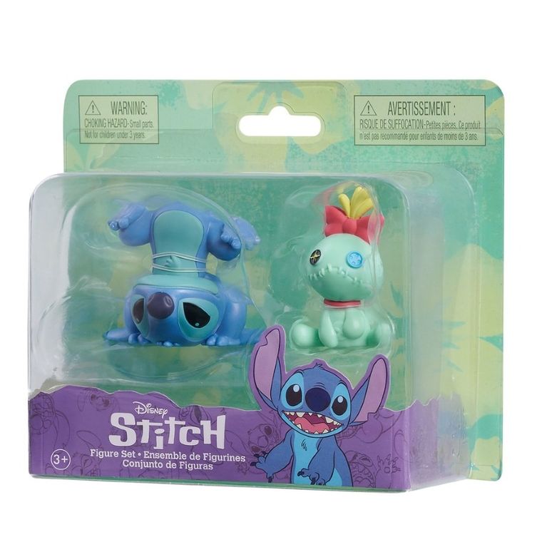 Lilo i Stitch, Stitch stojący na głowie i Scump, figurki kolekcjonerskie, 2 szt.