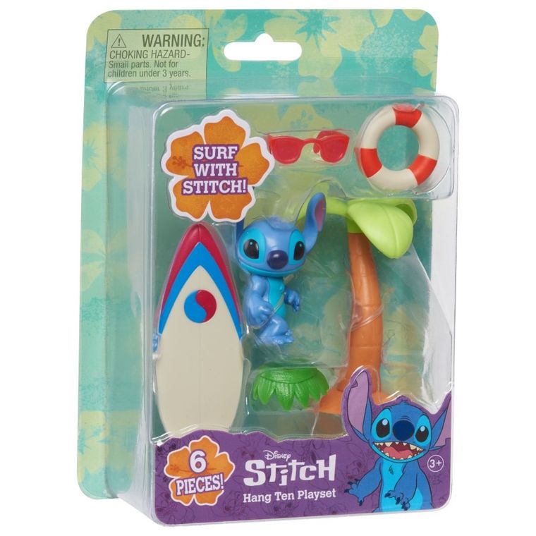 Lilo i Stitch, Zestaw Surfera, figurka kolekcjonerska, 6 elementów