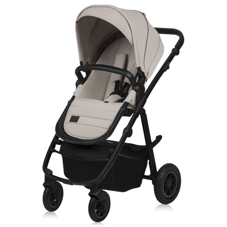 Lionelo, Amber Plus, wózek wielofunkcyjny 3w1, Beige Sand