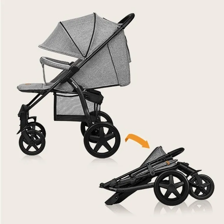 Lionelo, Annet Plus, wózek spacerowy, Concrette