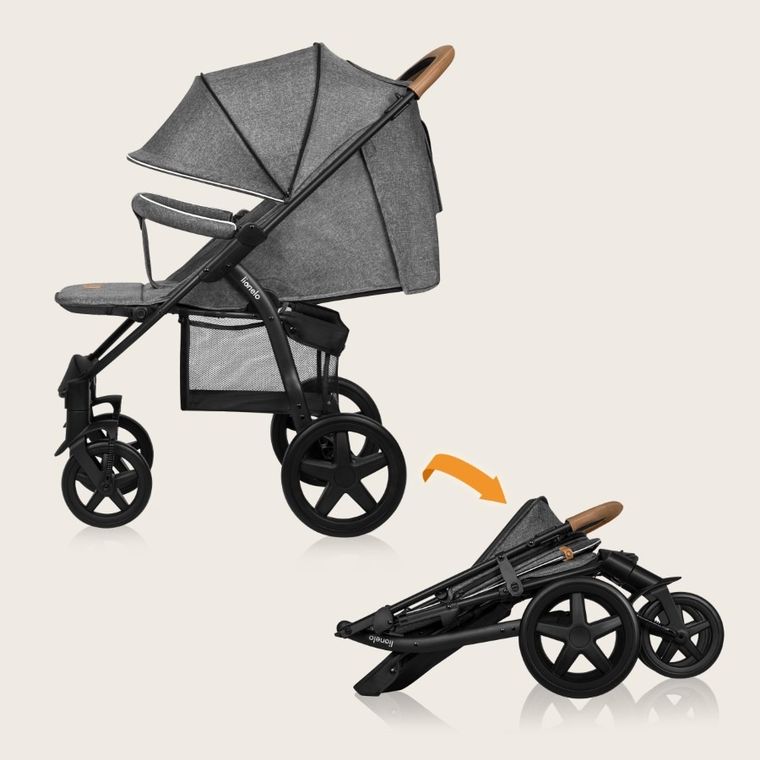 Lionelo, Annet Plus, wózek spacerowy, Stone Caramel