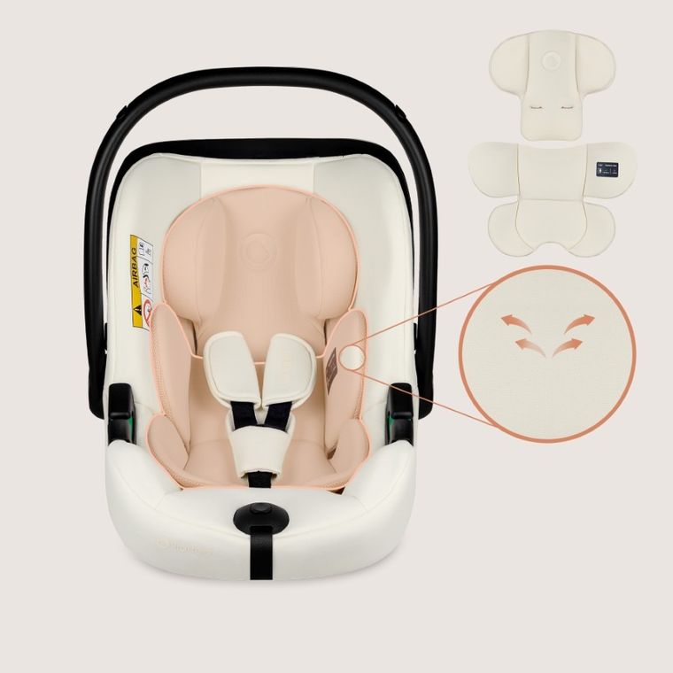 Lionelo, Astrid, i-Size, fotelik samochodowy, Beige Cream