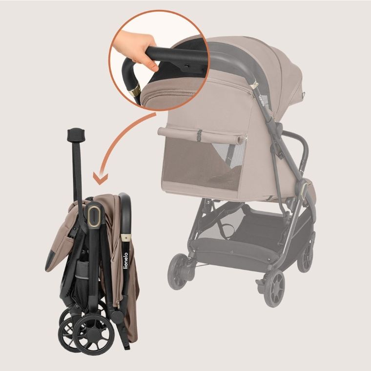 Lionelo, Bess, wózek spacerowy, beige sand
