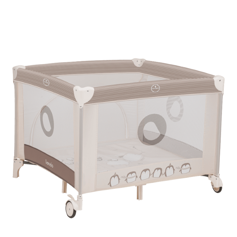 Lionelo, Bonnie, kojec dla dzieci, Beige Sand
