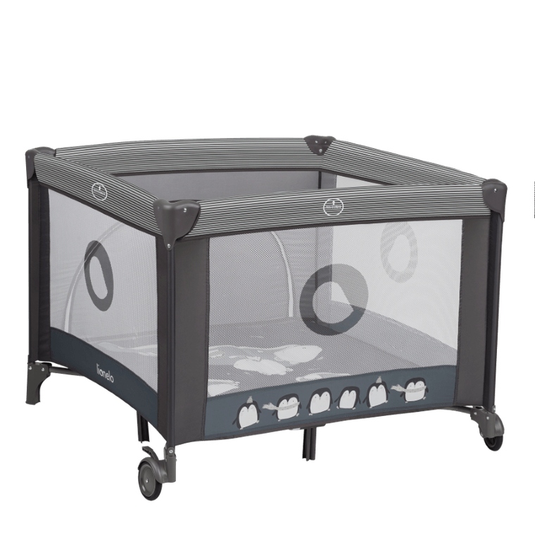 Lionelo, Bonnie, kojec dla dzieci, Grey Scandi