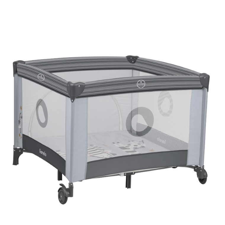 Lionelo, Bonnie, kojec dla dzieci, Grey Stone