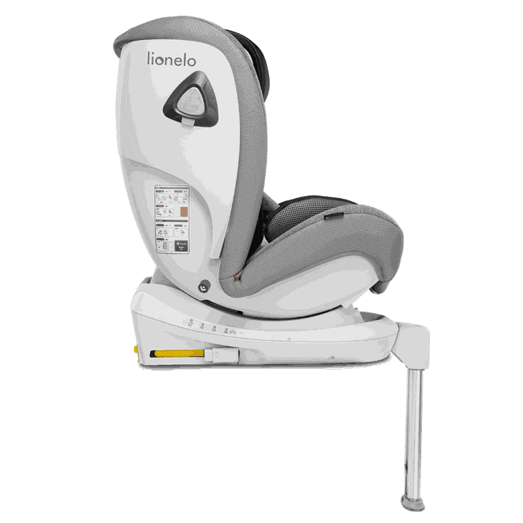 Lionelo, Braam, fotelik samochodowy, 40-150 cm, Grey Stone