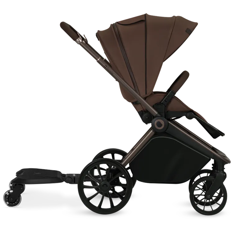 Lionelo, Buggy Board, uniwersalna dostawka do wózka, black onyx