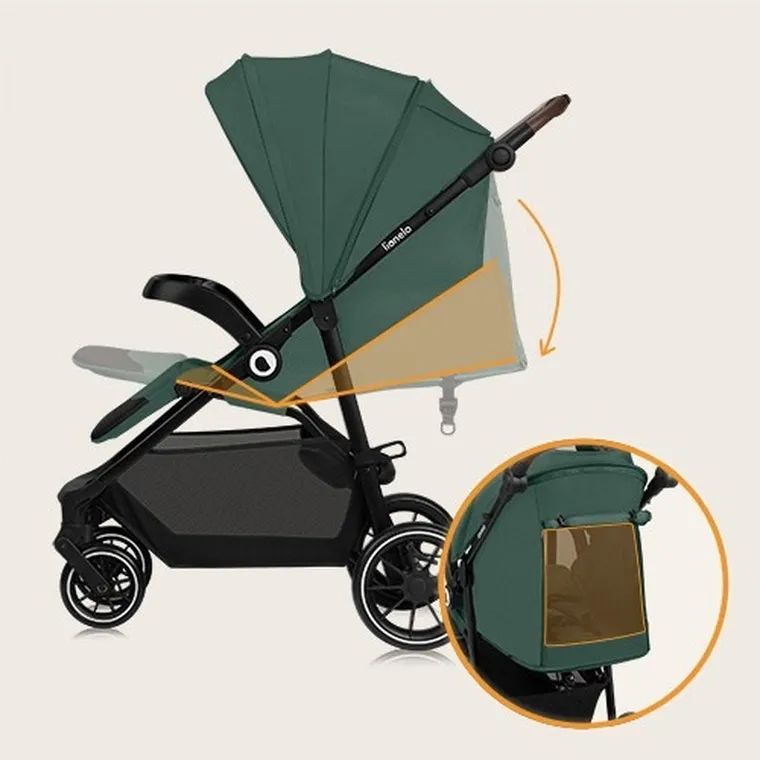 Lionelo, Emma One, wózek spacerowy, Green Forest