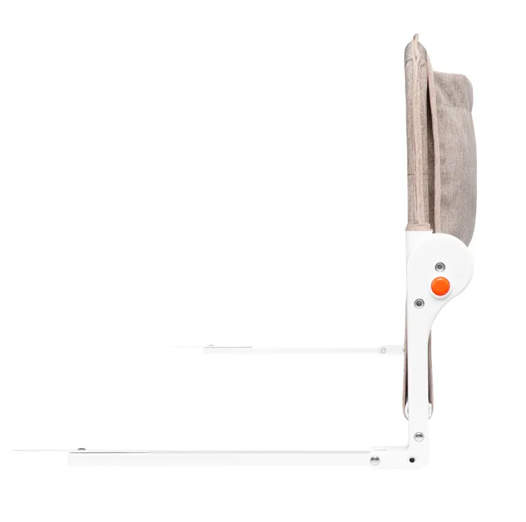 Lionelo, Eva, barierka ochronna do łóżka, Beige Melange