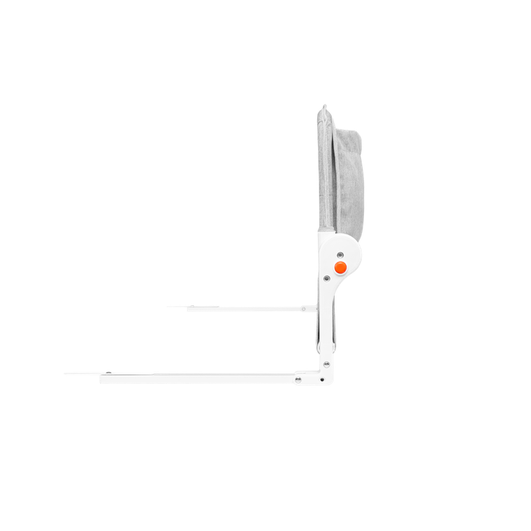 Lionelo, Eva, barierka ochronna do łóżka, Grey Melange