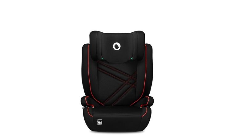 Lionelo, Hugo, I-size, fotelik samochodowy, Sporty Black Red, 100-150 cm