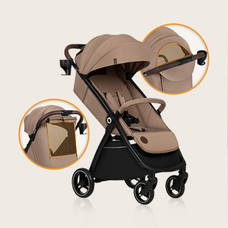 Lionelo, Ingrid, wózek spacerowy, Beige Sand