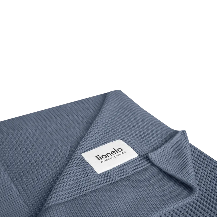 Lionelo, kocyk bambusowy, Blue, 75-100 cm