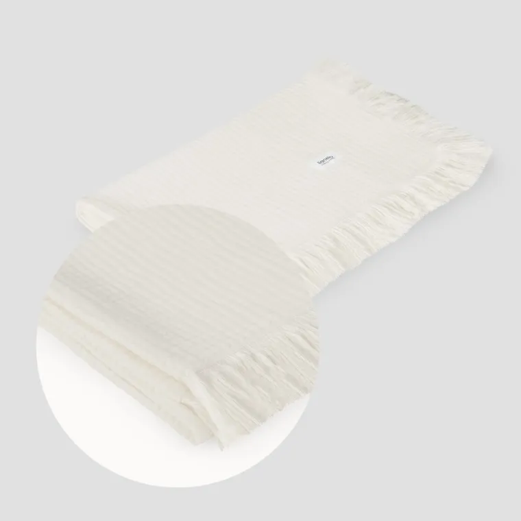 Lionelo, kocyk muślinowy, Natural Cream, 70-100 cm