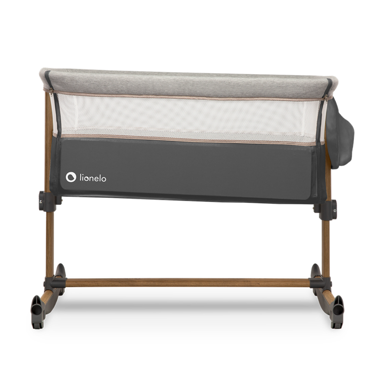 Lionelo, Leonie, łóżeczko dostawne, Grey Stone