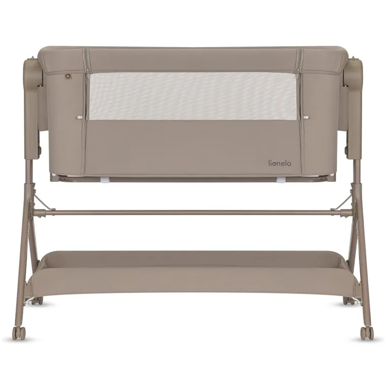 Lionelo, Leonie Plus, łóżeczko dostawne, Beige Taupe