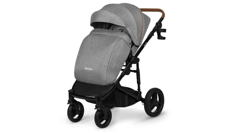 Lionelo, Mari Tour, wózek wielofunkcyjny z zestawem akcesoriów, 2w1, Grey Stone