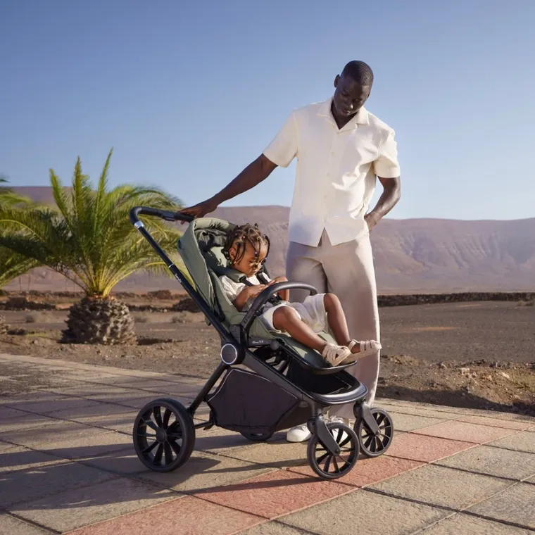 Lionelo, Mika Plus, wózek wielofunkcyjny, 3w1, Brown Rust