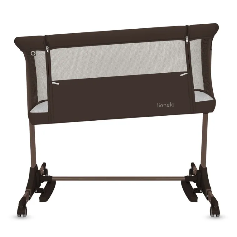 Lionelo, Pari, łóżeczko dostawne, brown chocolate