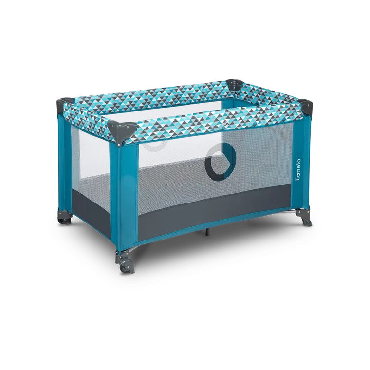 Lionelo, Stefi, łóżeczko turystyczne, Green Turquoise