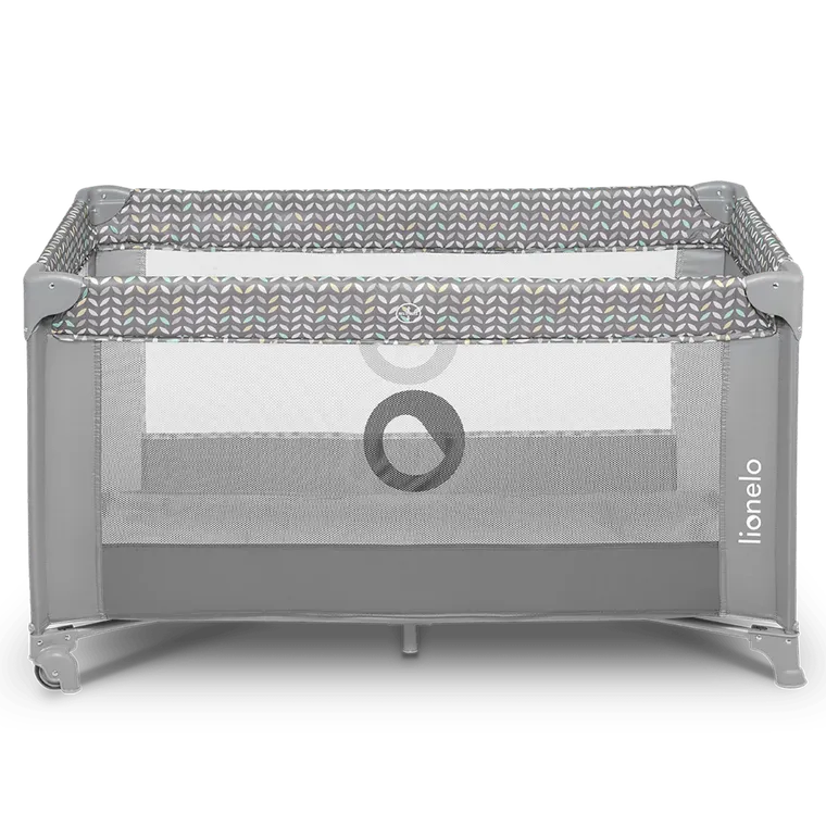 Lionelo, Stefi, łóżeczko turystyczne, Grey Concrette