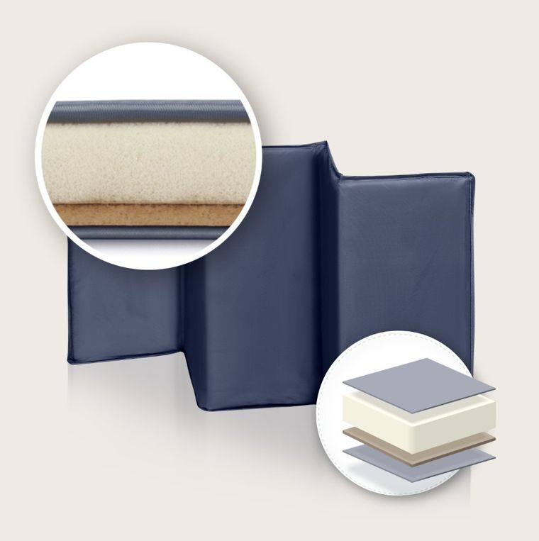 Lionelo, Sven Plus, łóżeczko turystyczne, Blue Navy