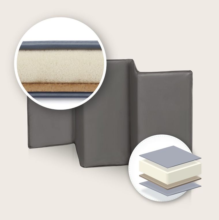 Lionelo, Sven Plus, łóżeczko turystyczne, Grey Scandi