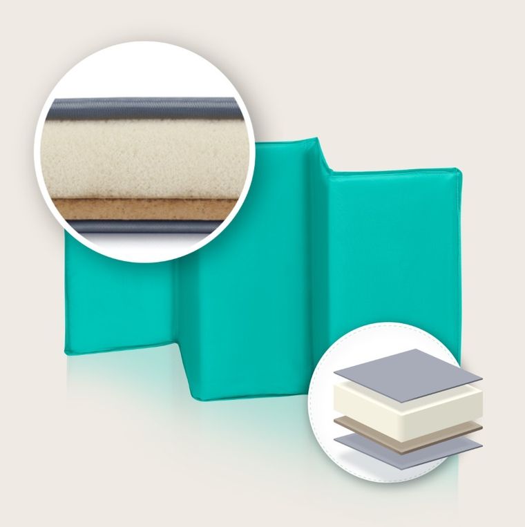 Lionelo, Sven Plus, łóżeczko turystyczne, Turquoise