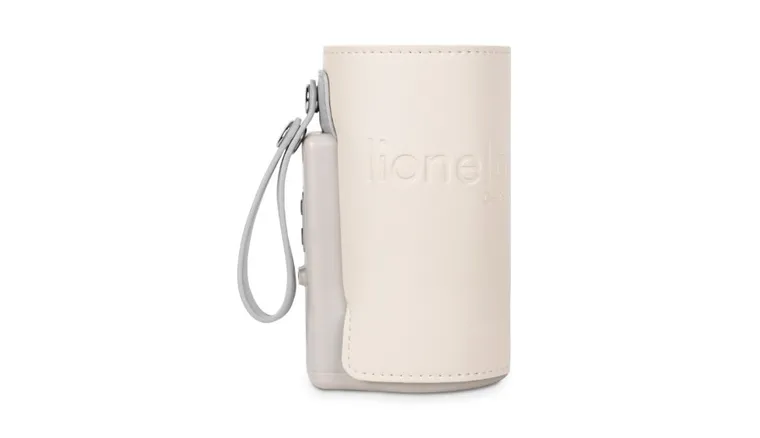 Lionelo, ThermUp Go, przenośny podgrzewacz do butelek, Beige Sand