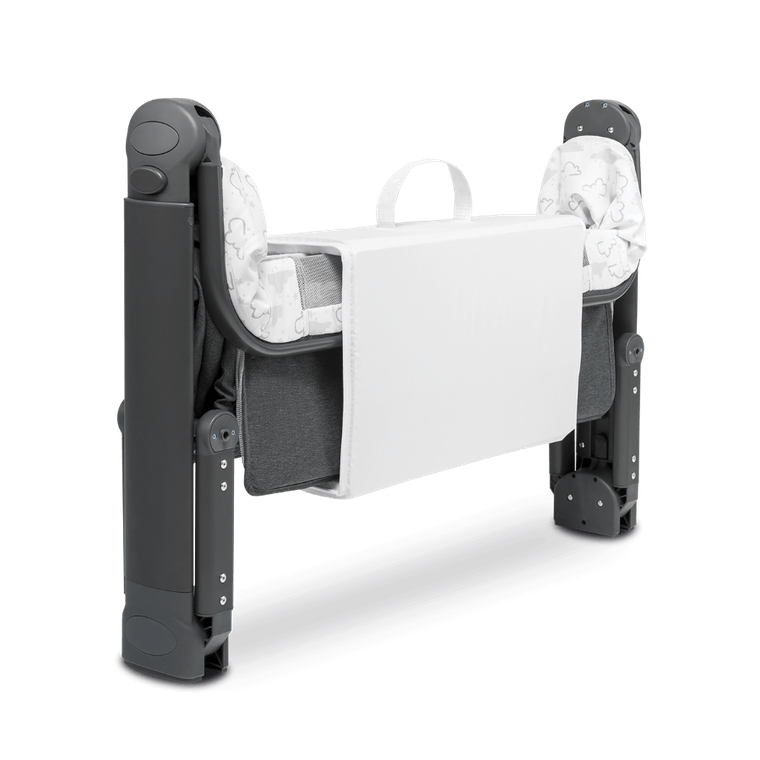 Lionelo, Timon, łóżeczko dostawne, Graphite