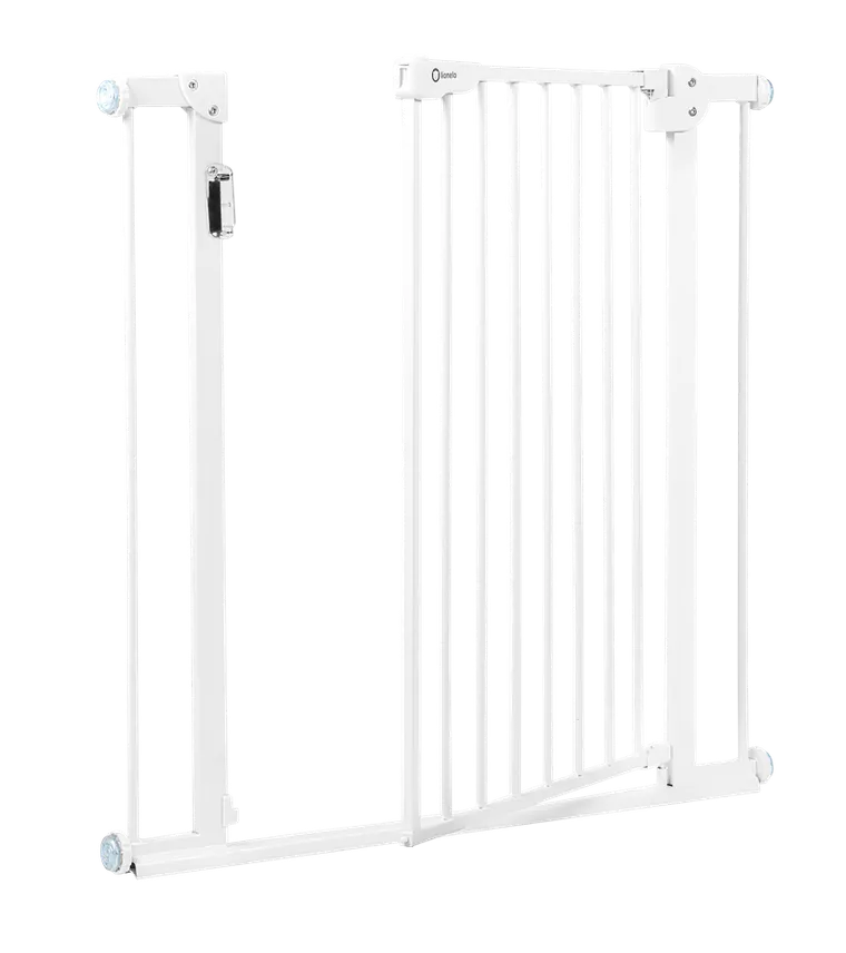 Lionelo, Truus Slim Led, barierka zabezpieczająca, biała