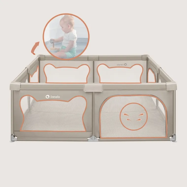 Lionelo, Willow XL, kojec, beige sand