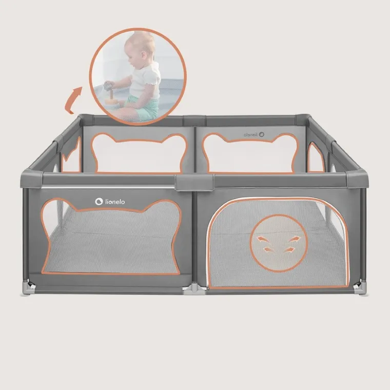 Lionelo, Willow XL, kojec, grey concrete