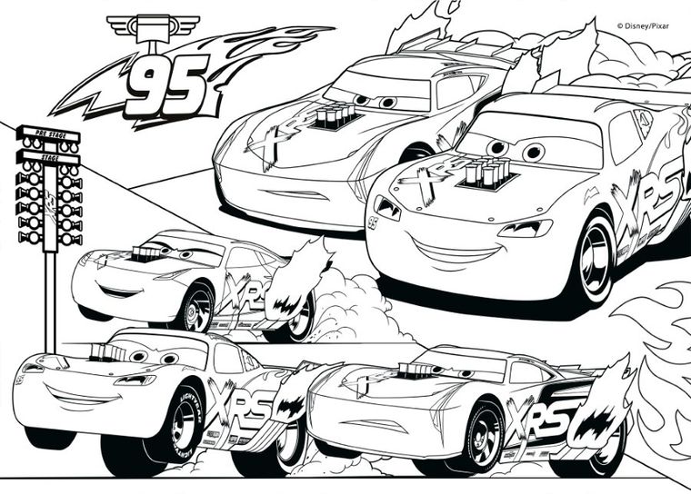 Lisciani, Auta, Maxifloor, puzzle dwustronne, 2-24 elementy